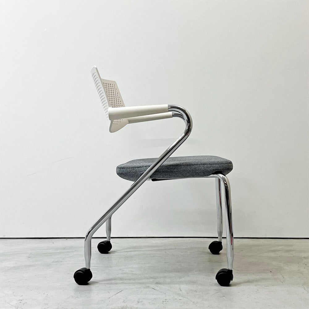 ヴィトラ vitra ビザロール Visaroll デスクチェア ミーティングチェア キャスターベース スタッキング アントニオ・チッテリオ B ●