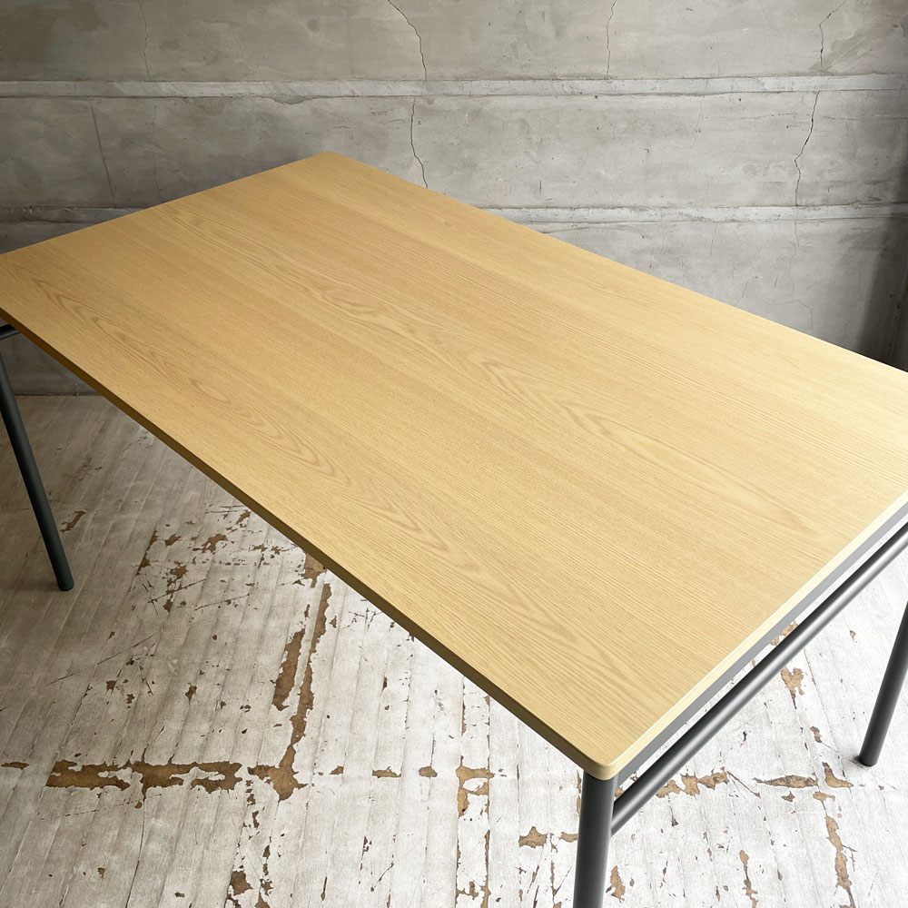 マスターウォール MASTERWAL レ・フォルメ  Les Formes ブルエ BLEUET ダイニングテーブル ウッドトップ スチールレッグ w140cm 佐々木 章行 未使用展示品 ♪