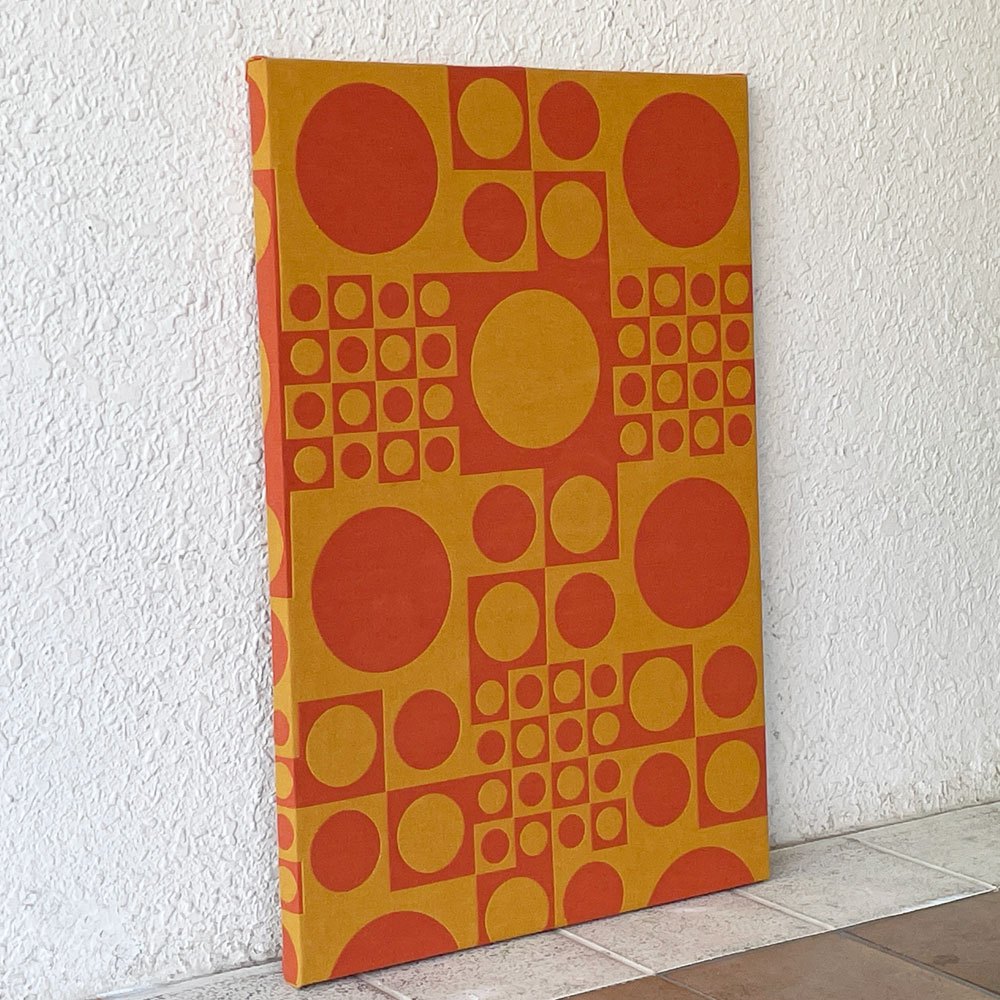 マハラム maharam ジオメトリ Geometri ファブリックパネル 73x50.5cm ヴェルナー・パントン Verner Panton ◇