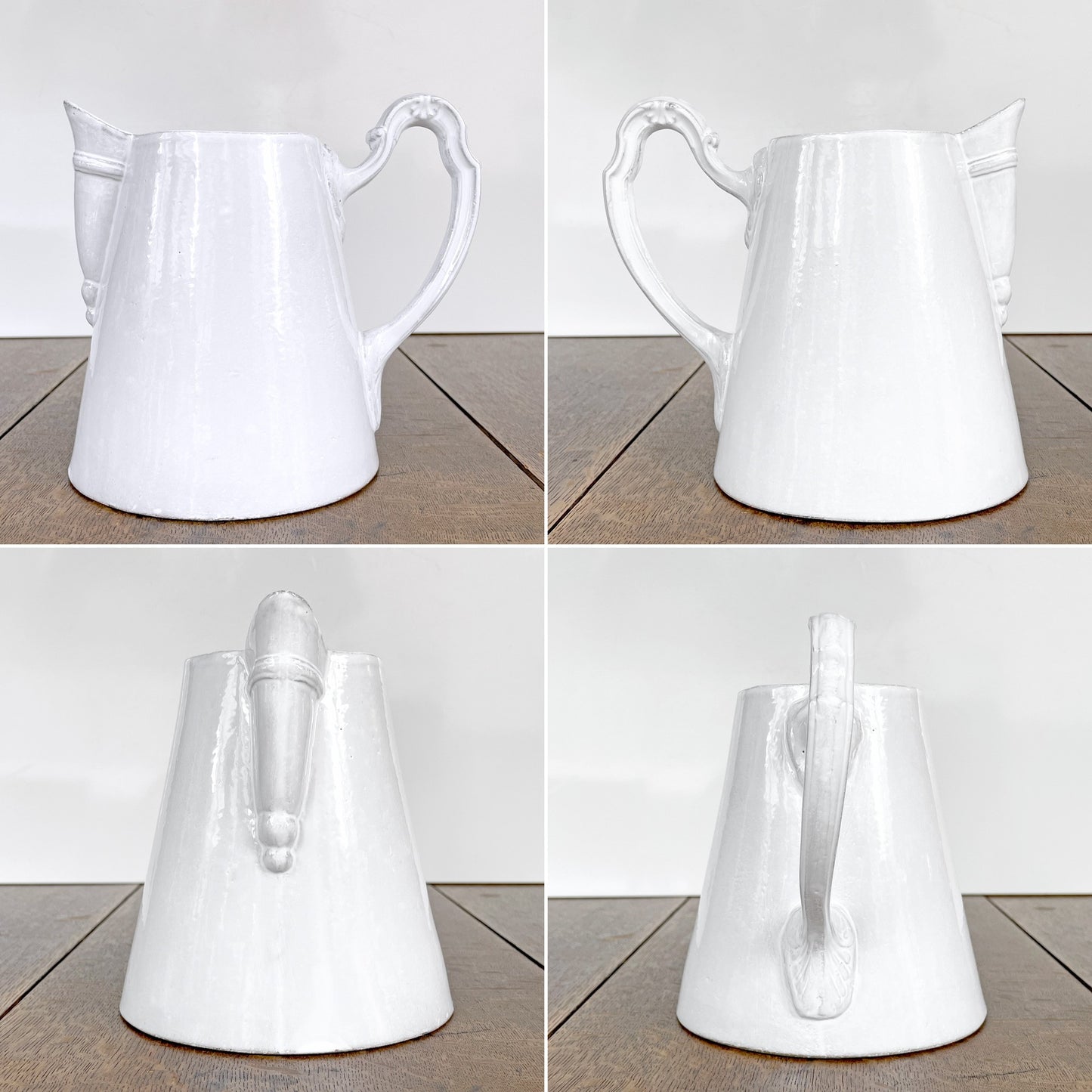 アスティエ・ド・ヴィラット ASTIER de VILLATTE ルイス Louis XV ピッチャー H17cm 陶器 フランス ■