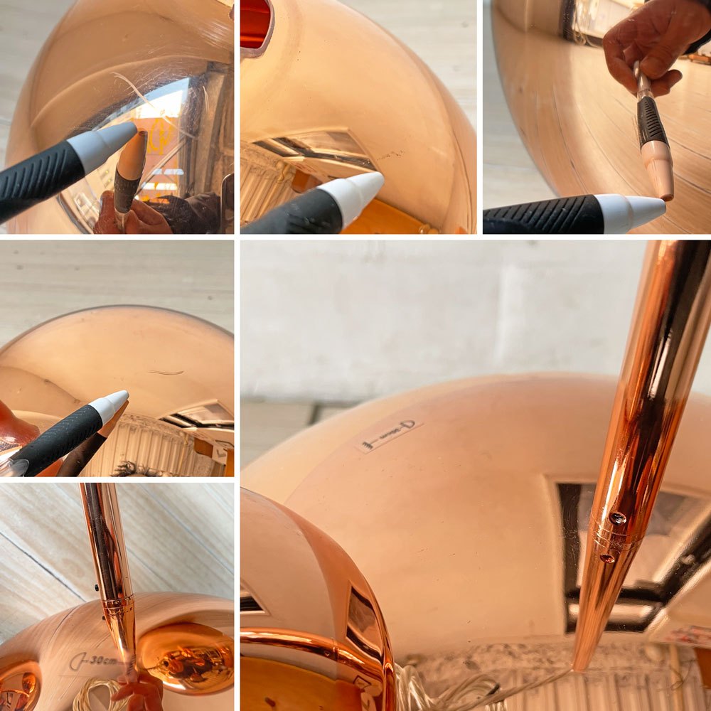 トムディクソン Tom Dixon コッパー ラウンドペンダントライト 25 Copper Round Pendant 25 コッパー 定価￥70,180- 廃番 ★