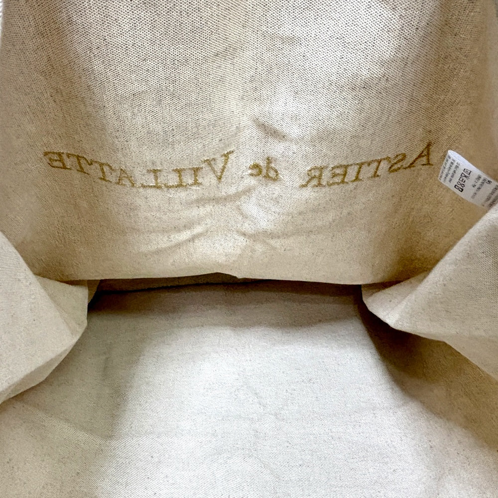 アスティエ・ド・ヴィラット Astier de Villatte Ecru ショッピングバッグ トートバッグ エコバッグ フランス 定価￥14,190- タグ付 未使用 ●