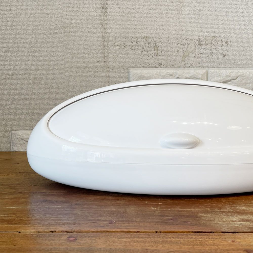 アレッシィ ALESSI Gnam ブレッドボックス パン用ケース 小物入れ Stefano Giovannoni ステファノ・ジョヴァノニ プラスチック製 W46cm イタリア ◎