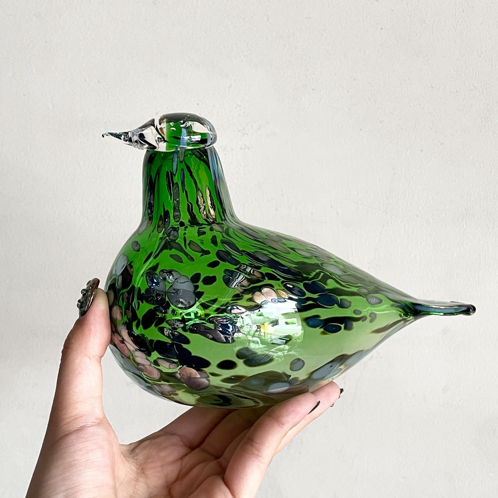 イッタラ バード iittala バーズバイトイッカ Birds by Toikka ドーヴ Dove グリーン 2019年限定 スコープ別注 オイバ トイッカ Oiva Toikka 箱付 北欧雑貨 ■
