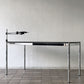 ユーエスエムハラー USMハラー USM Haller モジュラーファニチャー ハラーテーブル ワークデスク オーク材 W150cm スイングアーム付き ブラック ◇