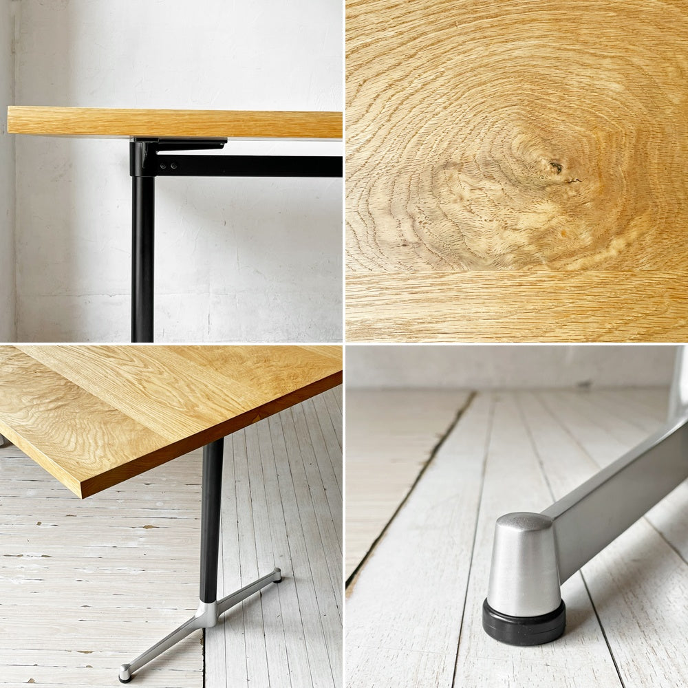 グリニッチ greeniche カフェテーブル Cafe Table ダイニングテーブル オーク無垢材 W150cm オイルフィニッシュ 参考定価￥107,000- ★