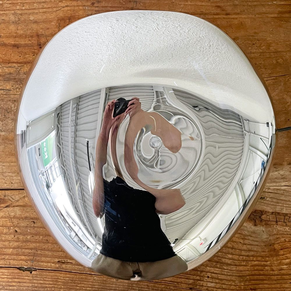 トムディクソン Tom Dixon メルト ミニ サーフェイス 内蔵LED テーブルライト Melt Mini Surface LED クローム 間接照明 定価170,500円 ◇