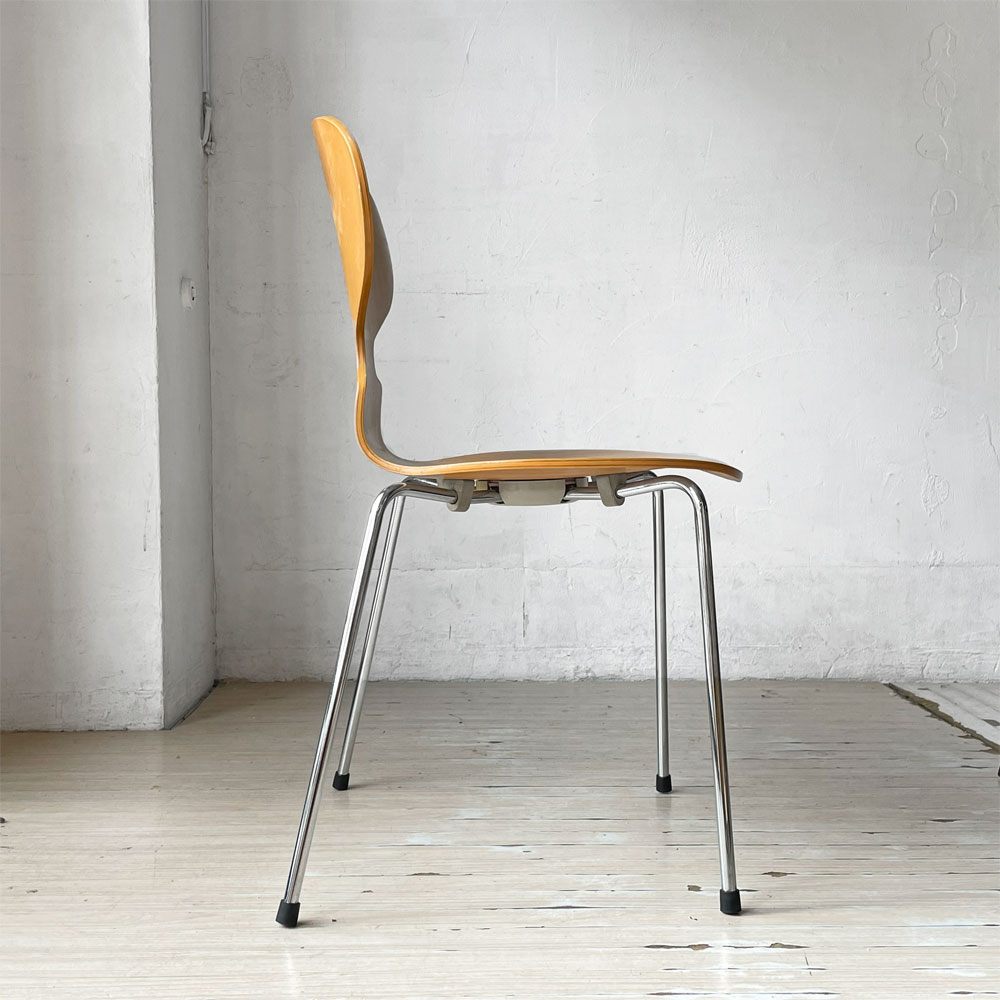 フリッツハンセン Fritz Hansen 3101 アリンコチェア アントチェア 4本脚 ナチュラルビーチ ラッカー仕上げ アルネ・ヤコブセン F ★