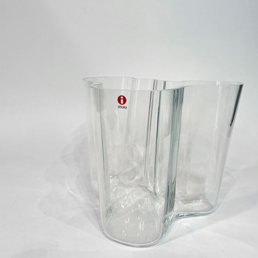 イッタラ iittala アルヴァ・アアルトコレクション ベース Alvar Aalto Collection Vase H160mm クリア 花瓶 北欧雑貨 箱付 定価 ￥33,000- ★