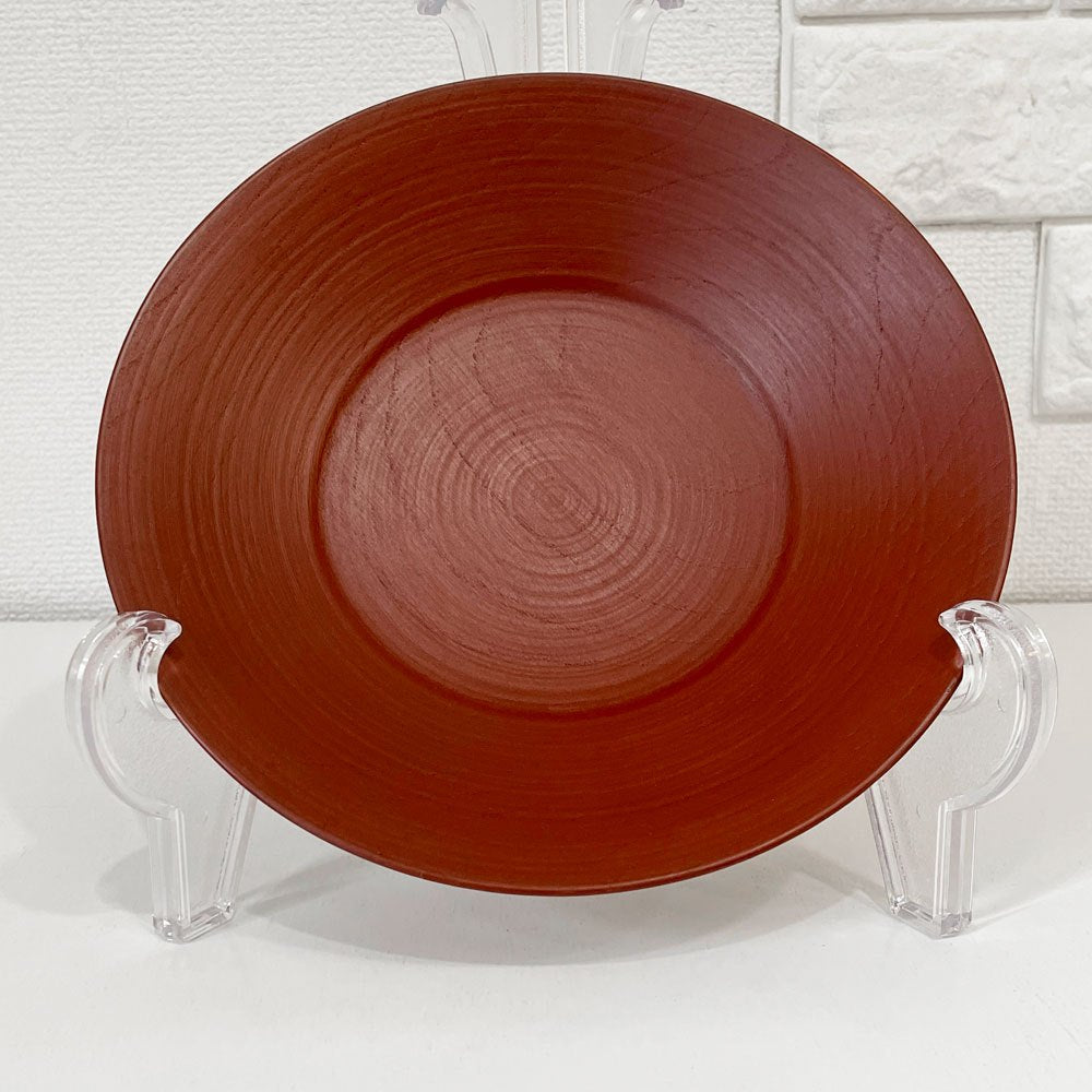 赤木明登 Akito Akagi 深皿 赤 nurimono 約21cm 漆器 輪島塗 現代作家 C ◎