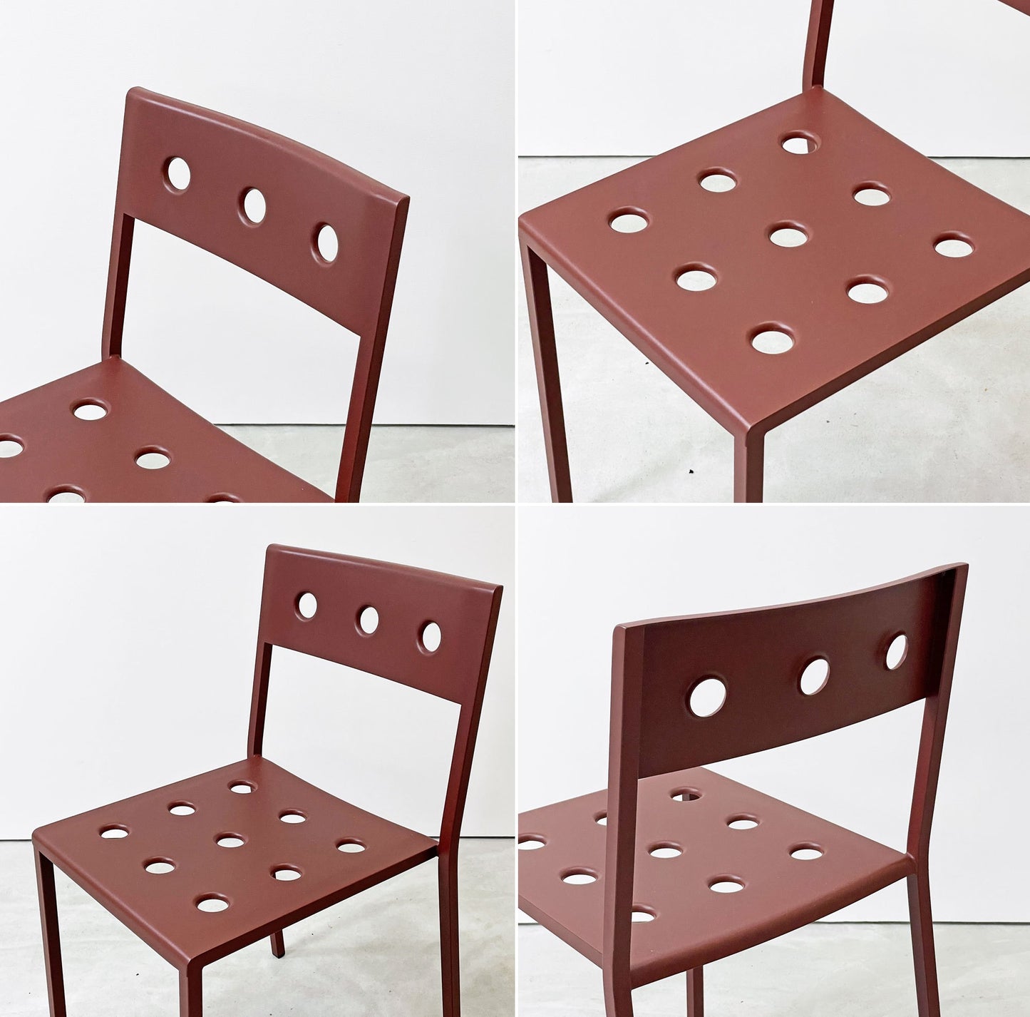 ヘイ HAY バルコニーチェア BALCONY CHAIR ダイニングチェア ガーデンチェア アイアンレッド ロナン＆エルワン・ブルレック 北欧 デンマーク A ●