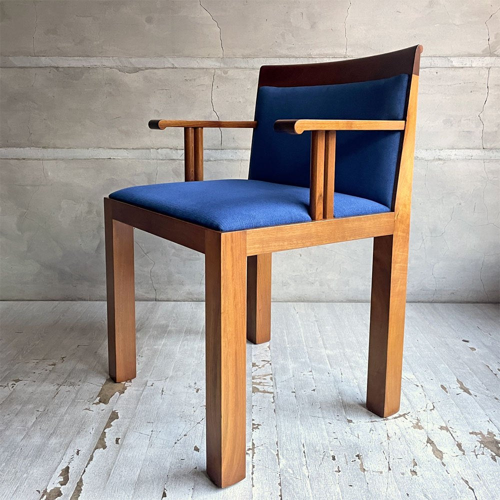 モルテーニ Molteni&C テアトロ Teatro アームチェア ダイニングチェア チェリー材 アルド ロッシ Aldo Rossi & ルカ メダ Luca meda イタリアビンテージ B