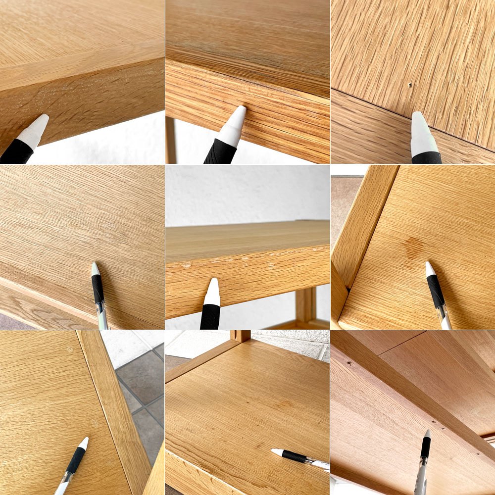 無印良品 MUJI オーク材 ユニットシェルフ 大 6段 W87 H175.5cm ナチュラルモダン 廃番 ◇