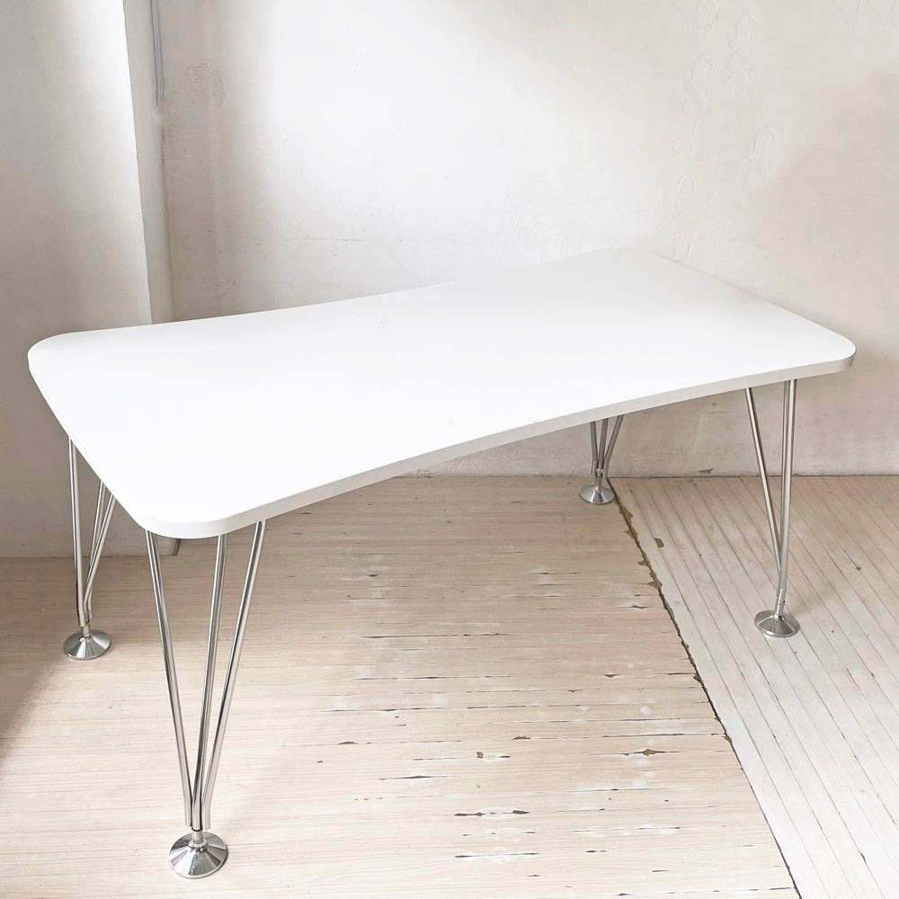 カルテル Kartell マックステーブル MAX TABLE ホワイト ミーティングテーブル 160cm 固定脚 フェルーチョ・ラヴィアーニ 定価 ￥213,400-★