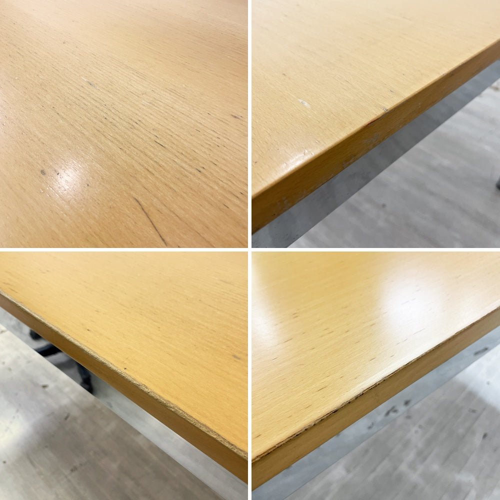 USMハラー USM Haller モジュラーファニチャー USMハラーテーブル デスク ナチュラル ビーチ材 天板 H70cm スイス ●