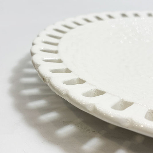 ベヒタフバッハ Weachtersbach パニエプレート 18.5cm ドイツ ビンテージ 西欧食器 ★