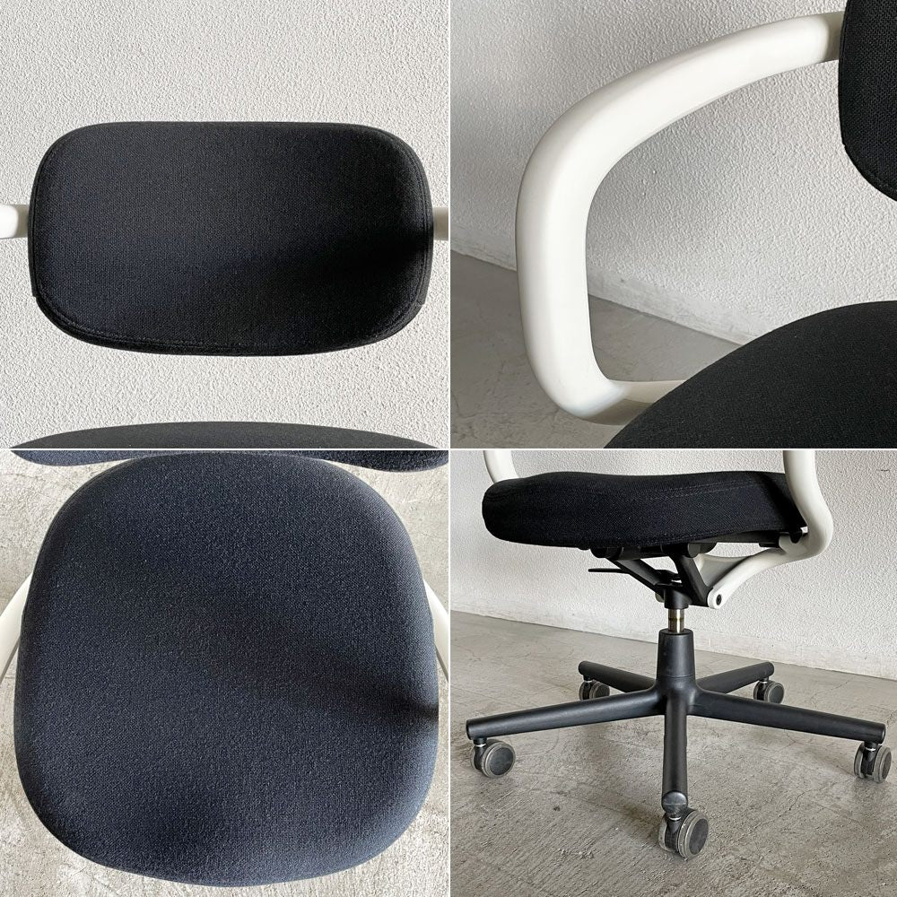 ヴィトラ Vitra オールスター Allstar オフィスチェア デスクチェア ホワイト×ブラック コンスタンチン・グルチッチ 定価￥163,900- 〓