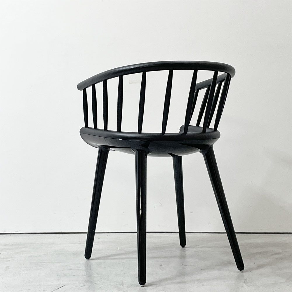 マジス MAGIS サイボーグスティック CYBORG STICK アームチェア ブラック アッシュ材×PC樹脂 マルセル ワンダース Marcel Wanders イタリア 定価￥154,000- ●