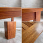 イスタナテラス ISTANA TERRACE バックレスベンチ Backless Bench 125 ガーデンベンチ アジアンチーク無垢材 屋外使用可 定価￥129,800- ♪
