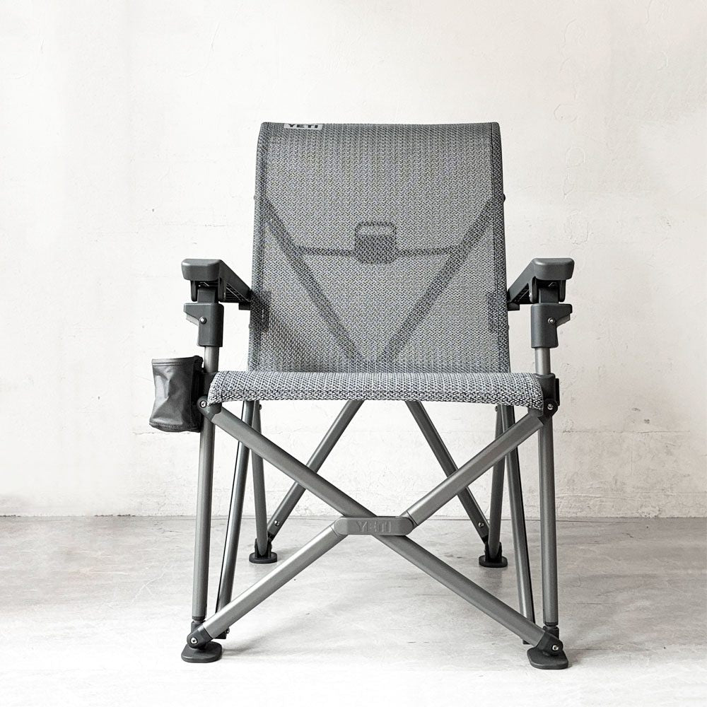 イエティ YETI トレイルヘッド Trailhead キャンプチェア フォールディングチェア アウトドア チャコール 折り畳み式 収納ケース付き アメリカ 美品 ★