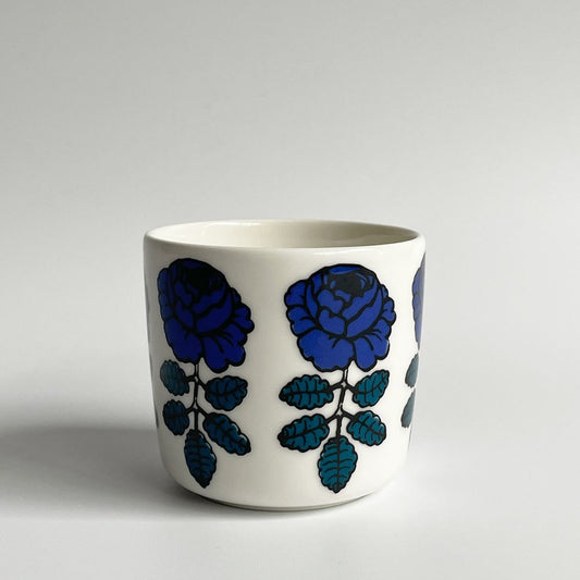 マリメッコ marimekko ヴィヒキルース VIHKIRUUSU ラテマグ ダークブルー マイヤ・イソラ フィンランド 北欧食器 廃番カラー A ♪