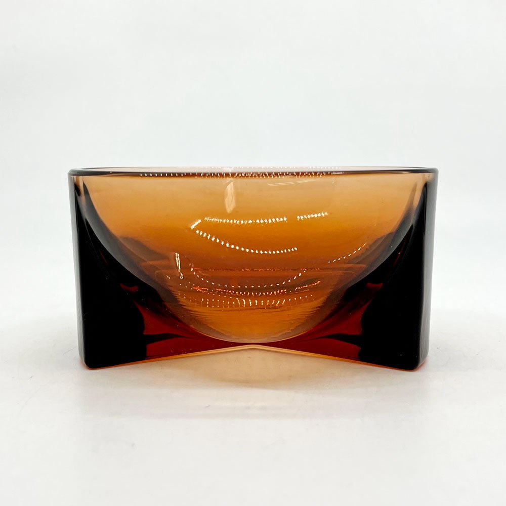 イッタラ iittala クル Kuru ガラスボウル 小物入れ Φ12cm セビリアオレンジ フィリップ・マルイン フィンランド 北欧雑貨 ●