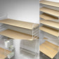 ストリングファニチャー String Furniture ストリングシステム シェルフ 棚板3枚＋マガジンラック＋デスク天板 + オーガナイザー フロアパネル スウェーデン 収納家具 ●