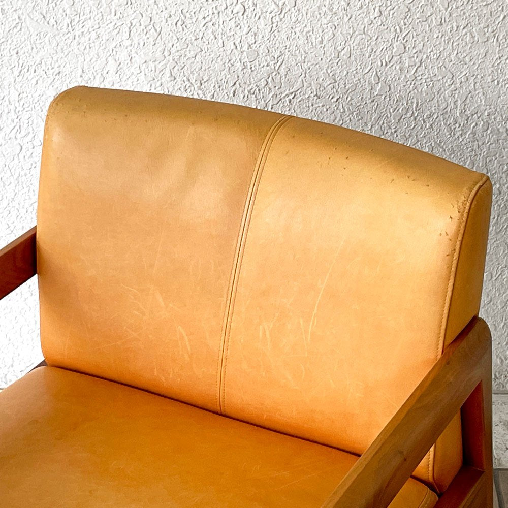 マルイチセーリング MARUICHI SELLIN レヴィータ LEVITA LOUNGE CHAIR ラウンジチェア ウォールナット レザー 本革 参考価格209,000円 ◇