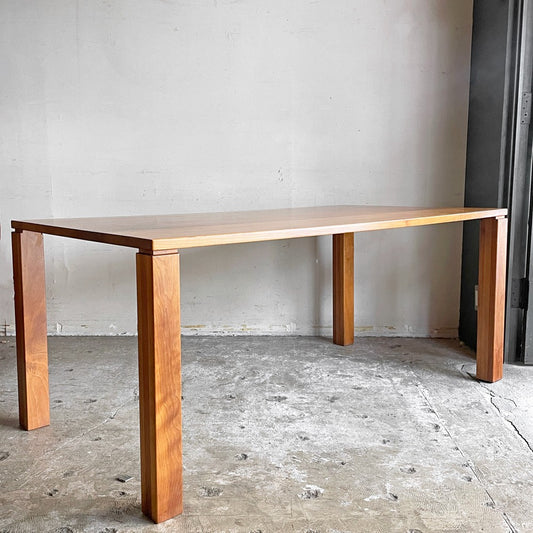 辻製作所 セミオーダー ダイニングテーブル ウォールナット材 木製 ナチュラル W160cm モダンデザイン ■