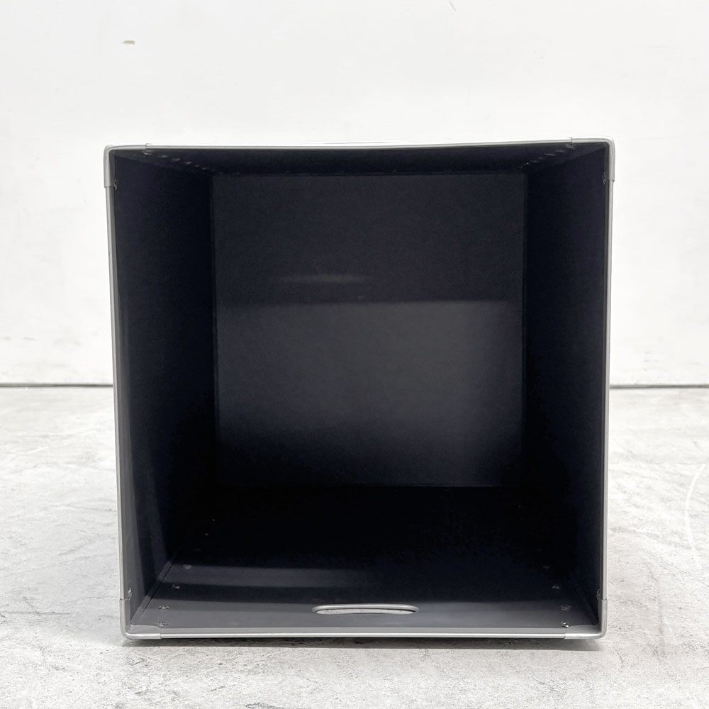 ユーエスエムハラー USMハラー USM Haller モジュラーファニチャー ブラック系 純正 パスコボックス 収納ボックス W34×Ｈ43 スイス A ●