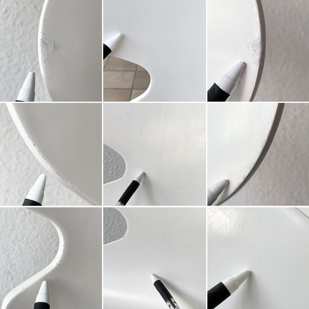 フリッツハンセン Fritz Hansen アントチェア 4本脚 ラッカー仕上げ ホワイト アルネ・ヤコブセン 北欧家具 ◇