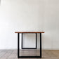 かなでもの KANADEMONO ザ・テーブル THE TABLE ウォールナット天板 幅180cm ブラック スチール スクエアベース ワークデスク インダストリアルデザイン ◇