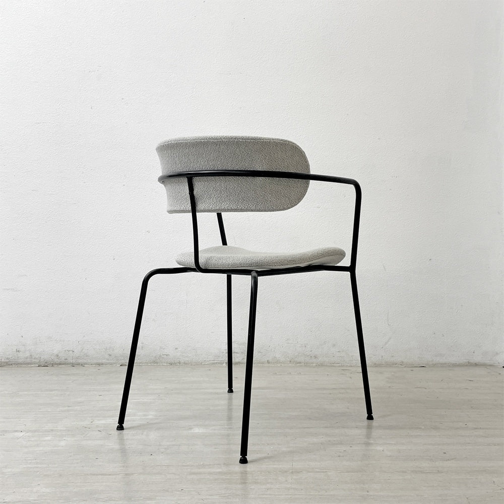 ワークプラス Work Plus ホアカチェア HOAKA CHAIR アームチェア スタッキング スチールフレーム ファブリック グレー アスプルンド取扱 C ●
