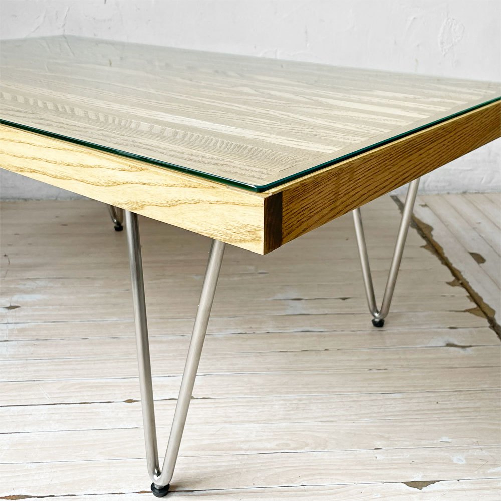 クラッシュゲート CRASH GATE コンフォーム COMFORM イット コーヒーテーブル IT COFFEE TABLE ガラス天板付き 定価57,200円 ★