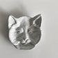 アスティエ・ド・ヴィラット ASTIER de VILLATTE シアン・エ・シャ Chien et Chat キャットディッシュ プレート 猫 Φ9cm 陶器 フランス ■