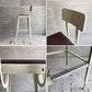 ダルトン DULTON スタンダードバーチェア Standard bar chair ハイチェア アイボリー スチール×ファブリック USビンテージスタイル 座面張替え済 参考定価¥28,600- A ♪