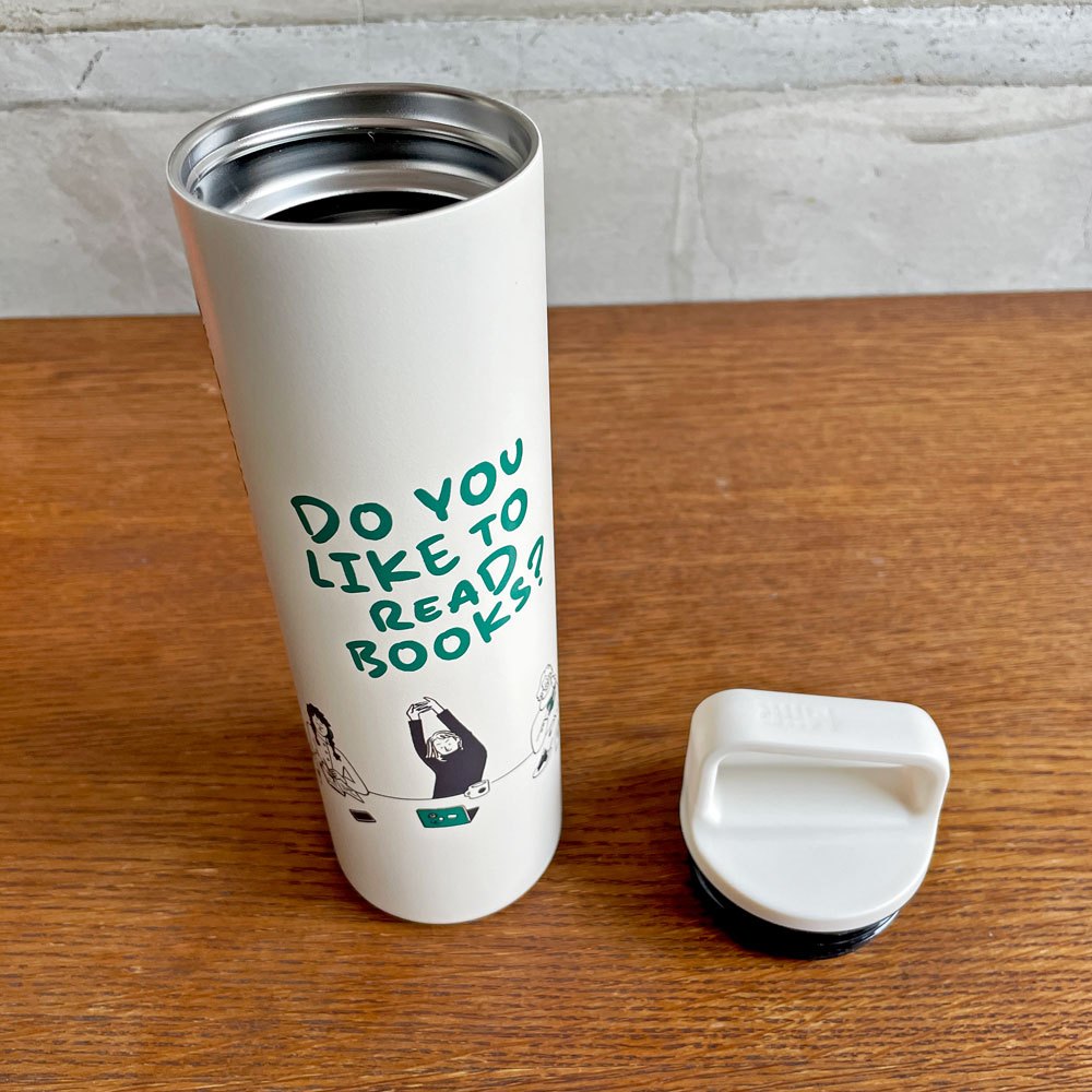 スターバックス Starbucks × ペンギンランダムハウス Penguin Random House ワイドマウスボトル Wide Mouth Bottle ステンレスボトル 水筒 591ml 韓国限定 MiiR製 ♪