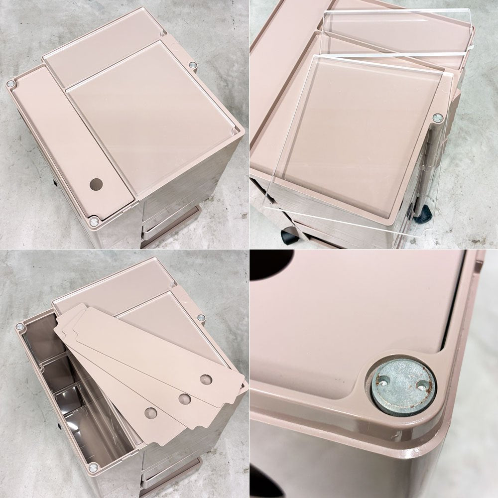 ビーライン B-LINE ボビーワゴン Boby Wagon 3段5トレイ クミンアクリルプレート付き ジョエ・コロンボ MoMA ミッドセンチュリー ◎