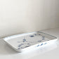 ロイヤルコペンハーゲン ROYAL COPENHAGEN ブルーフルーテッド Blue Fluted ジャパニーズ Japanese スクエアプレート 平皿 角皿 w22cm デンマーク製 北欧 廃番 A ■