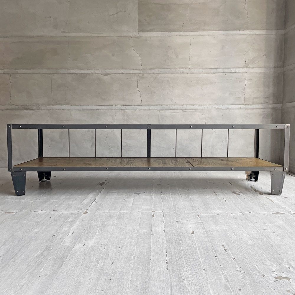 ジャーナルスタンダードファニチャー Journal Standard Furniture カルビ CALVI TVボード AVボード Lサイズ オーク無垢材×アイアン インダストリアル ♪
