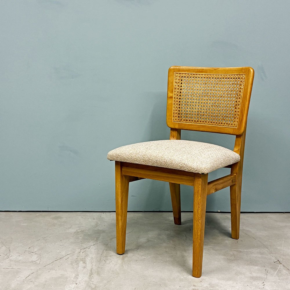 クラッシュゲート CRASHGATE ノットアンティークス Knot Antiques ピケ PIKE ダイニングチェア ベージュ オーク材 定価：￥31,900- A ◎