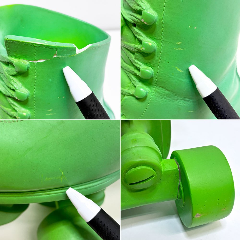 エリアウェア Areaware ブックエンド Green Roller Skate Bookend オブジェ ハリー・アレン Harry Allen アメリカ 現状品 ●