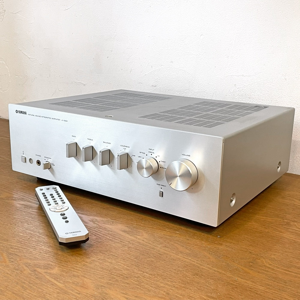 ヤマハ YAMAHA プリメイアンプ A-S501 リモコン付 Integrated amplifier オーディオ機器 音響機器 動作音出し確認済 ★