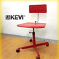 デンマーク ◇ Kettel&Villadsen  初期型 『 KEVI Desk Chair  /  ケヴィ デスクチェア 』  4本脚 レッド