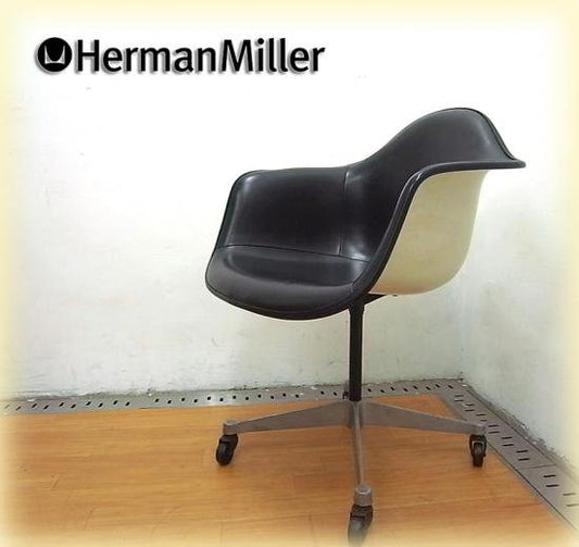 Herman Miller / ハーマンミラー ◇ 60's～ ヴィンテージ アームシェルチェア 希少ナウガレザーPACC