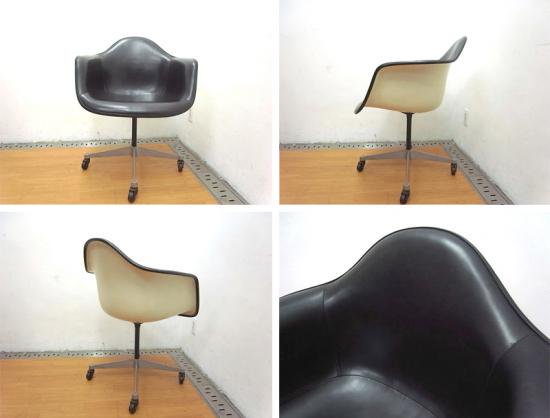 Herman Miller / ハーマンミラー ◇ 60's～ ヴィンテージ アームシェルチェア 希少ナウガレザーPACC