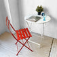 フェルモブ Fermob ビストロ BISTRO メタルチェア METAL CHAIR フォールディング ガーデンチェア レッド 折りたたみ フランス 定価¥22,000- ★