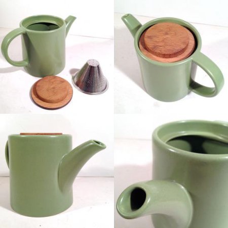 ★Sweden ”HOGANAS　Keramik” ホガナス ケラミック Tea Pot ティーポット 1.2L （廃番 GREEN）