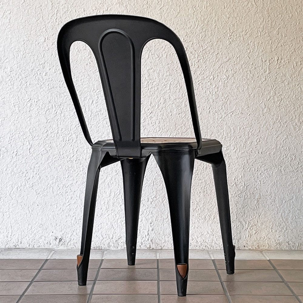 ノーザンオハイオインダストリアル Northern Ohio Industrial マルチプルズチェア Multipls Chair ダイニングチェア スタッキング ブラックスチール インダストリアルデザイン C ◇
