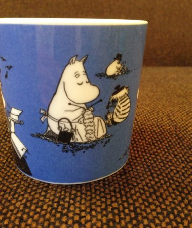 ◎経堂店 アラビア ムーミン Moomin マグカップ ムーミンパパ ダークブルー 1991-1999年